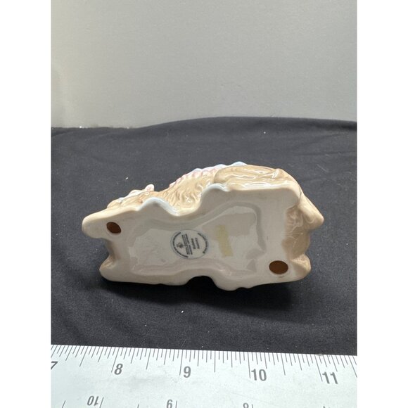 Royal Doulton 2005 Holiday Nativity Ceramic Camel Figurine Pink Blue Saddle Deco - Picture 6 of 7